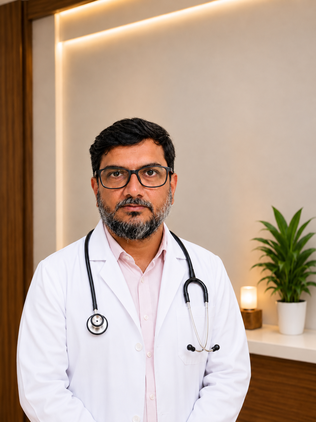 Portrait of Dr. Rafat Ali Khan